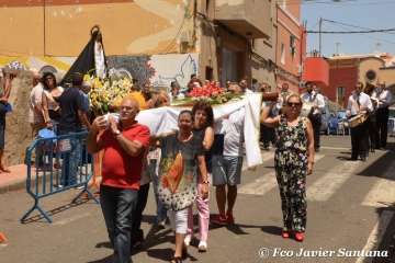 Misa y procesión religiosa en La Viña (Foto Francisco Javier Santana)